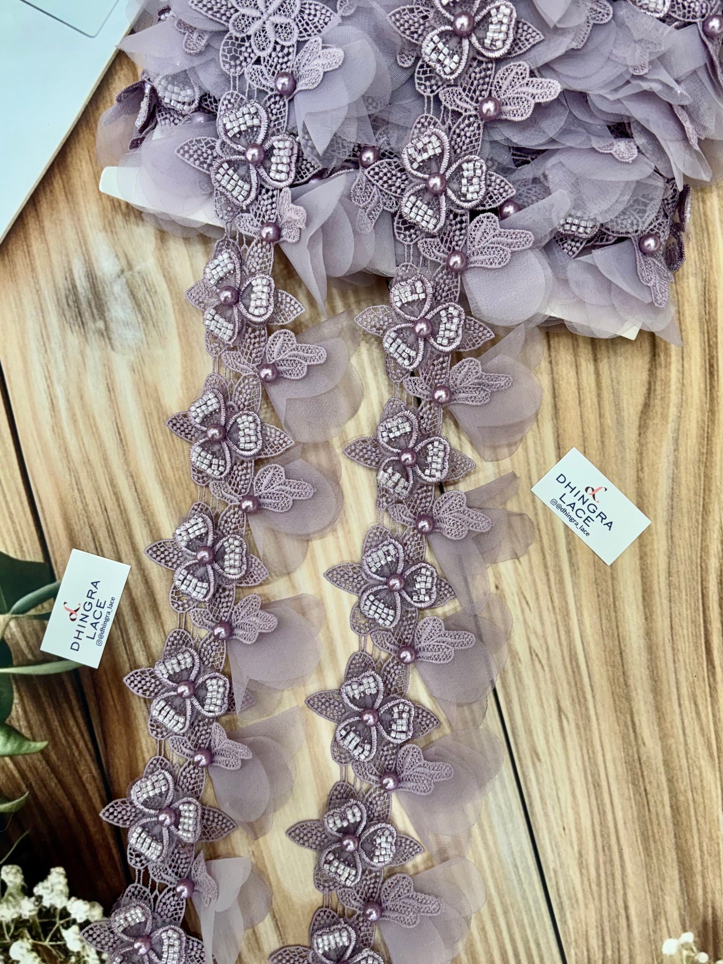 Beautiful Pearl Work Guipure Hanging Lace Onion 130226/270326
