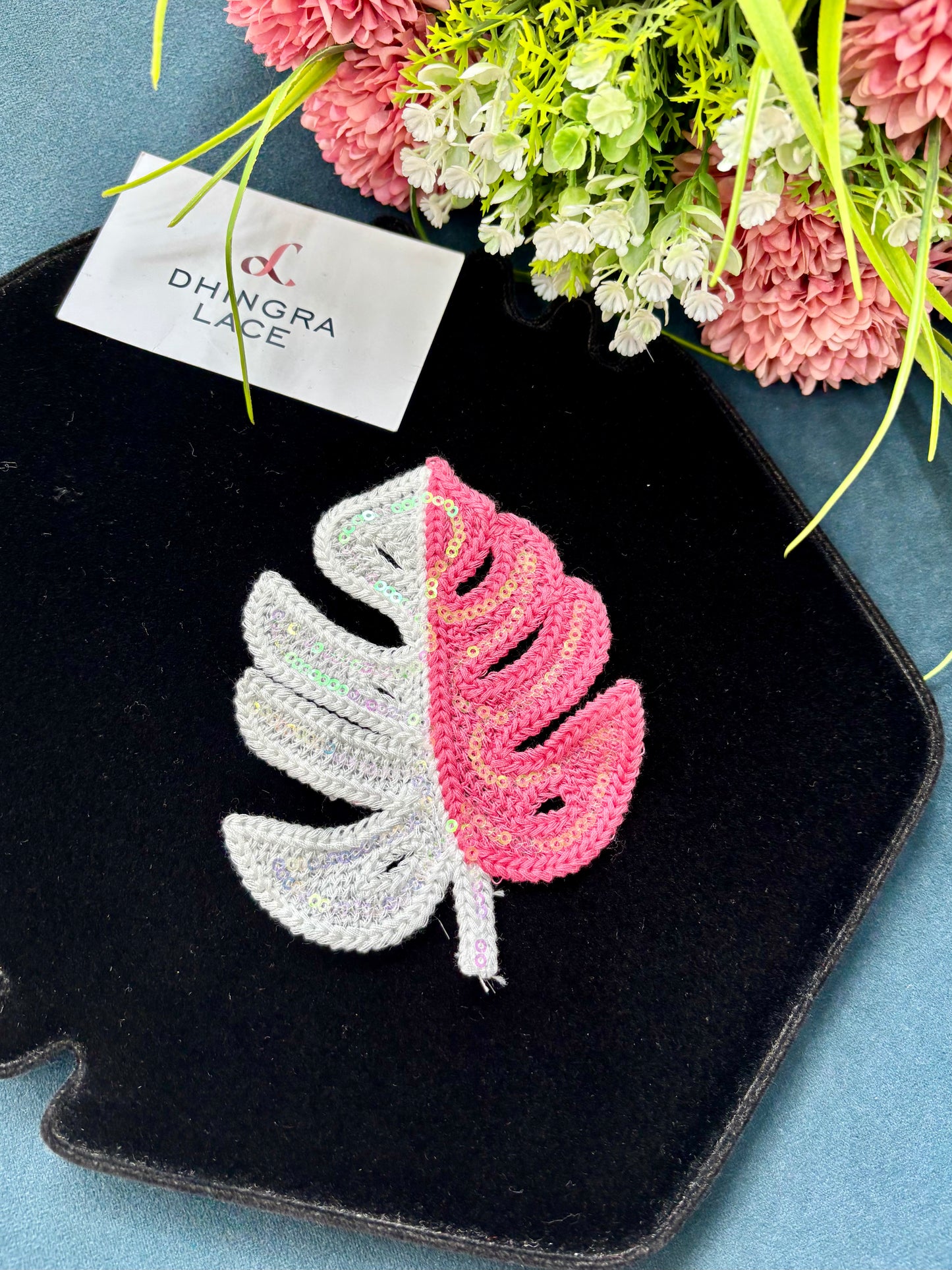 Beautiful Crochet Leaf Patch 310525