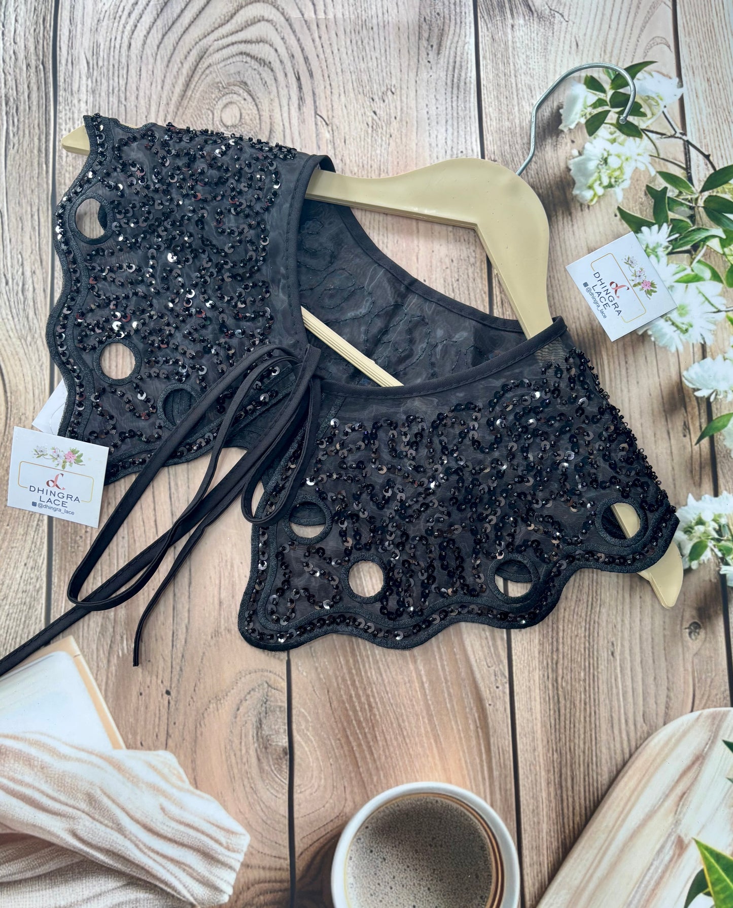 Beautiful Organza Based Cutdana Work Cape 290925