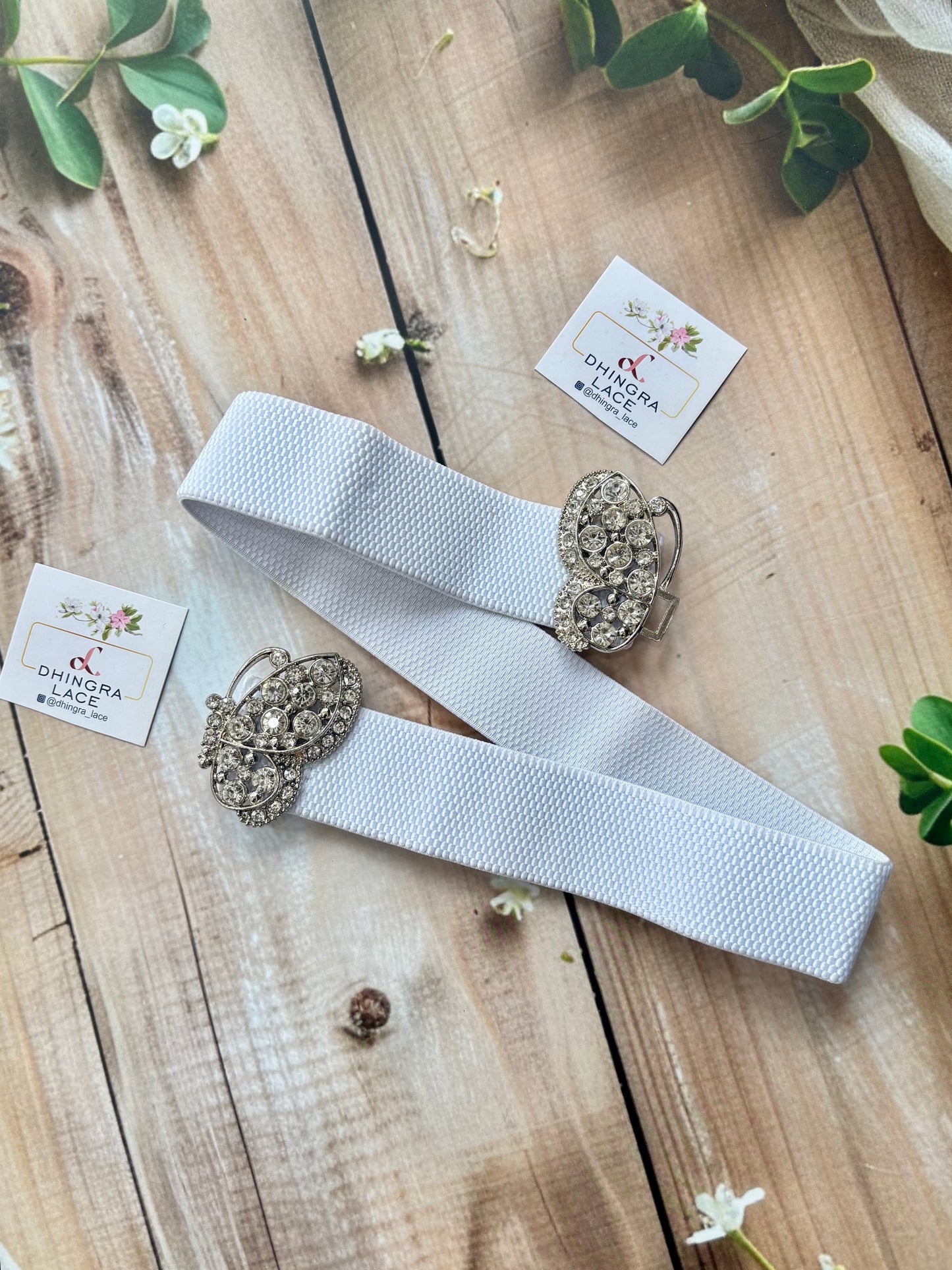 Beautiful Waist Belt White 120825