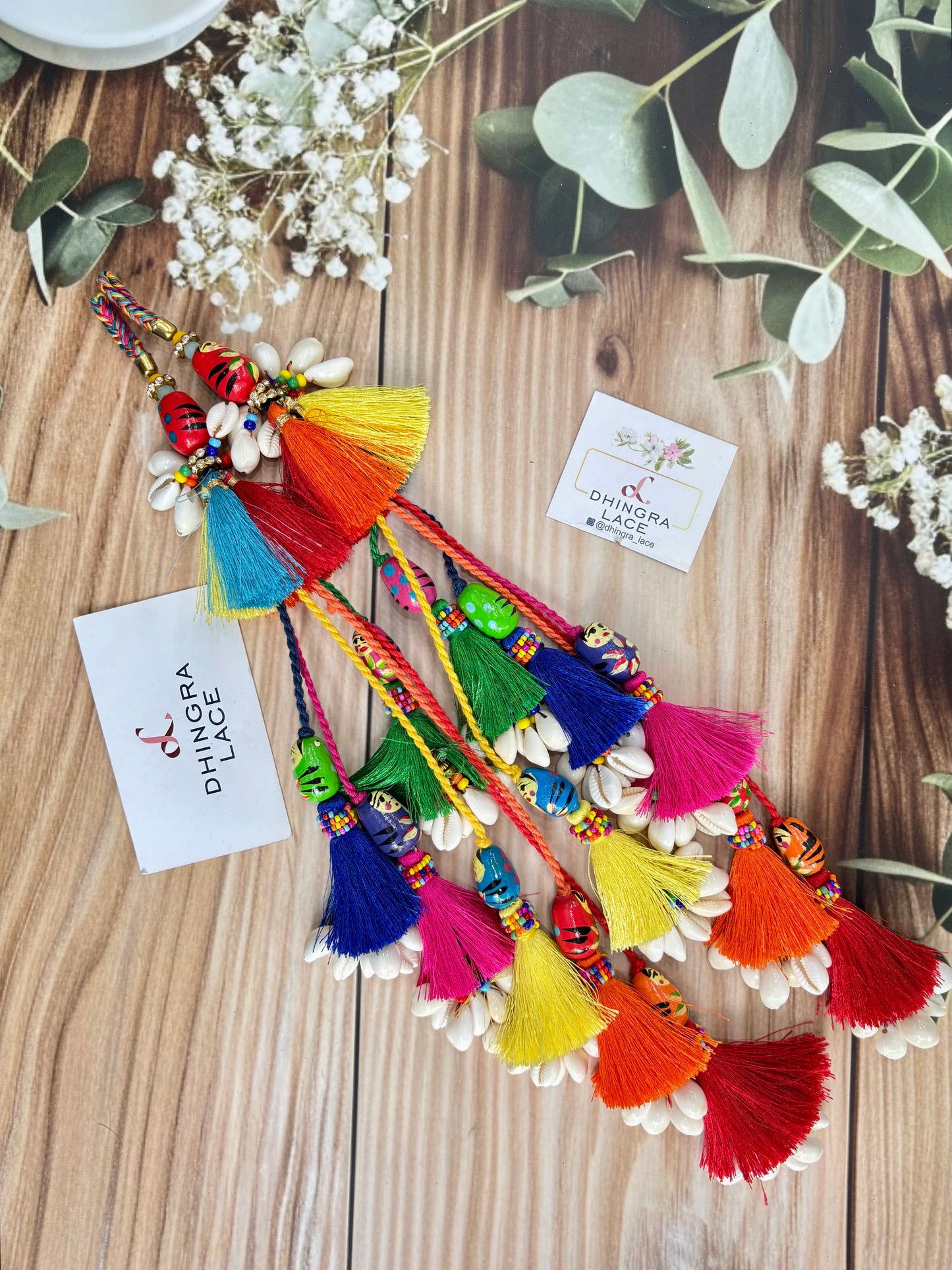 Beautiful Multicolour Gujarati Raja Rani Long Hanging Pair 250625