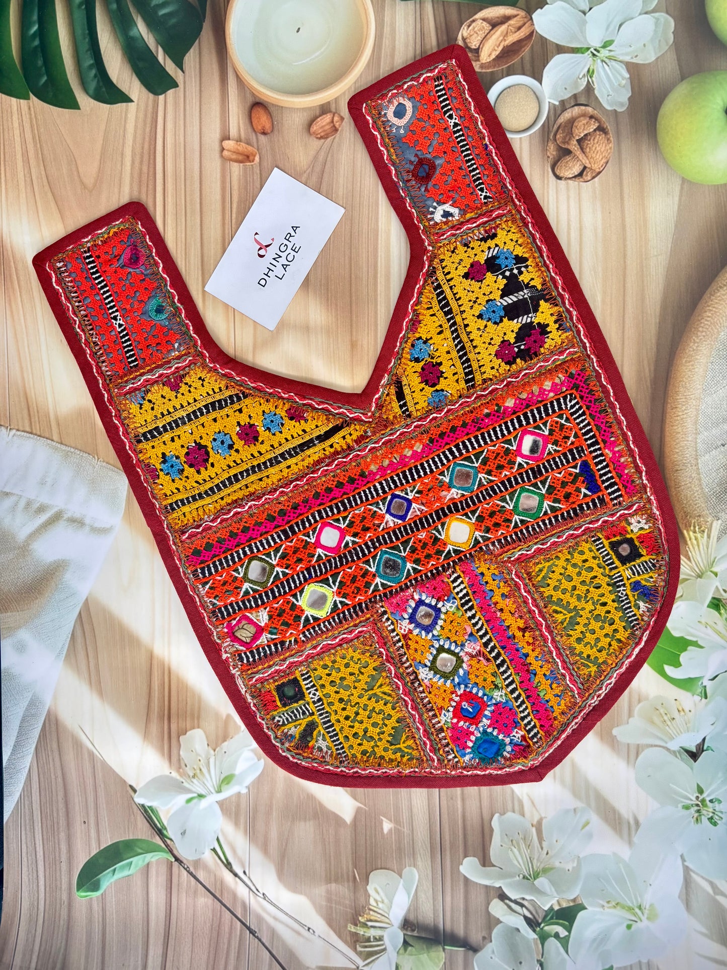 Beautiful Multicolour Boho Neck Patch 120725
