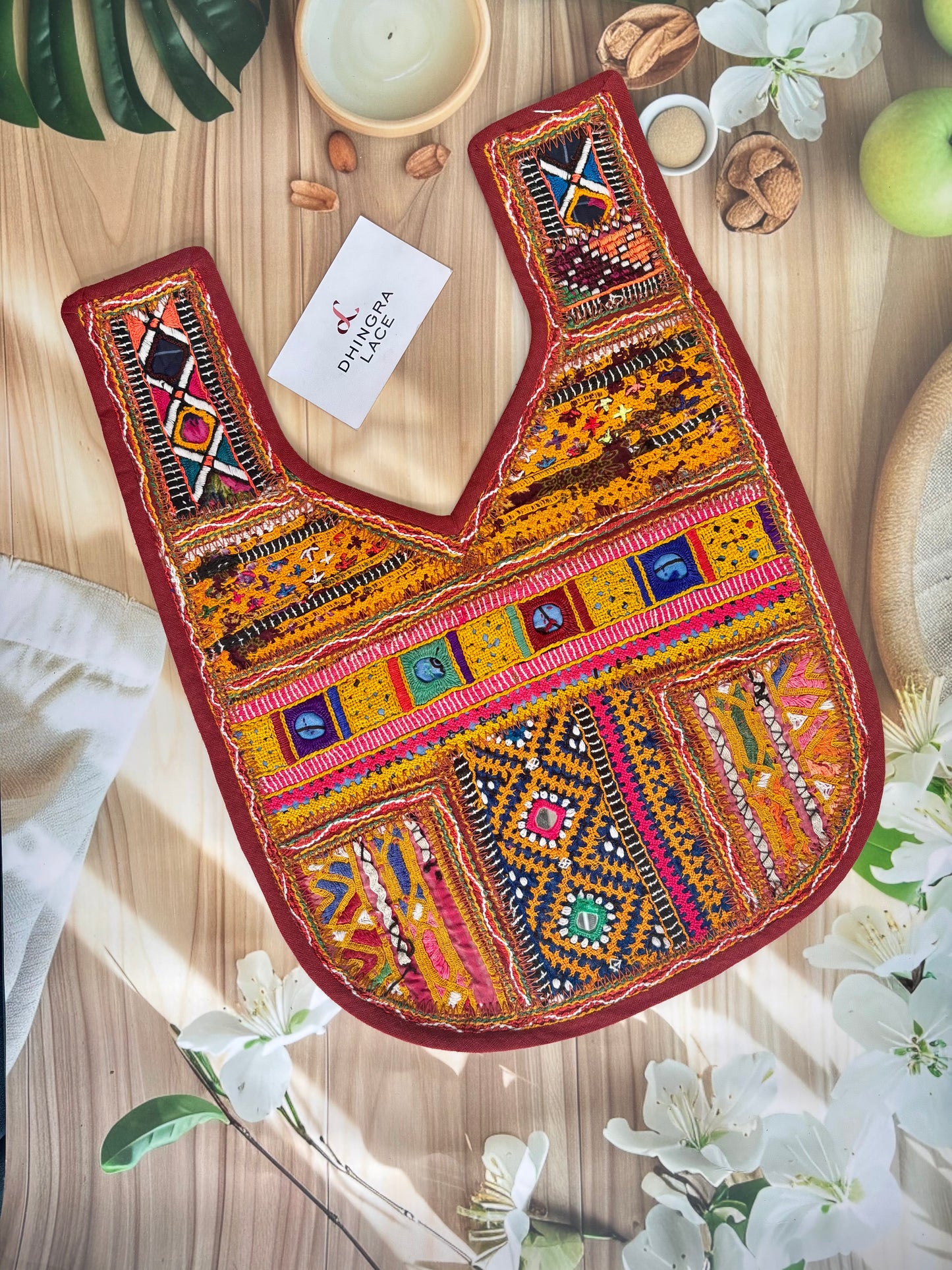 Beautiful Multicolour Boho Neck Patch 120725
