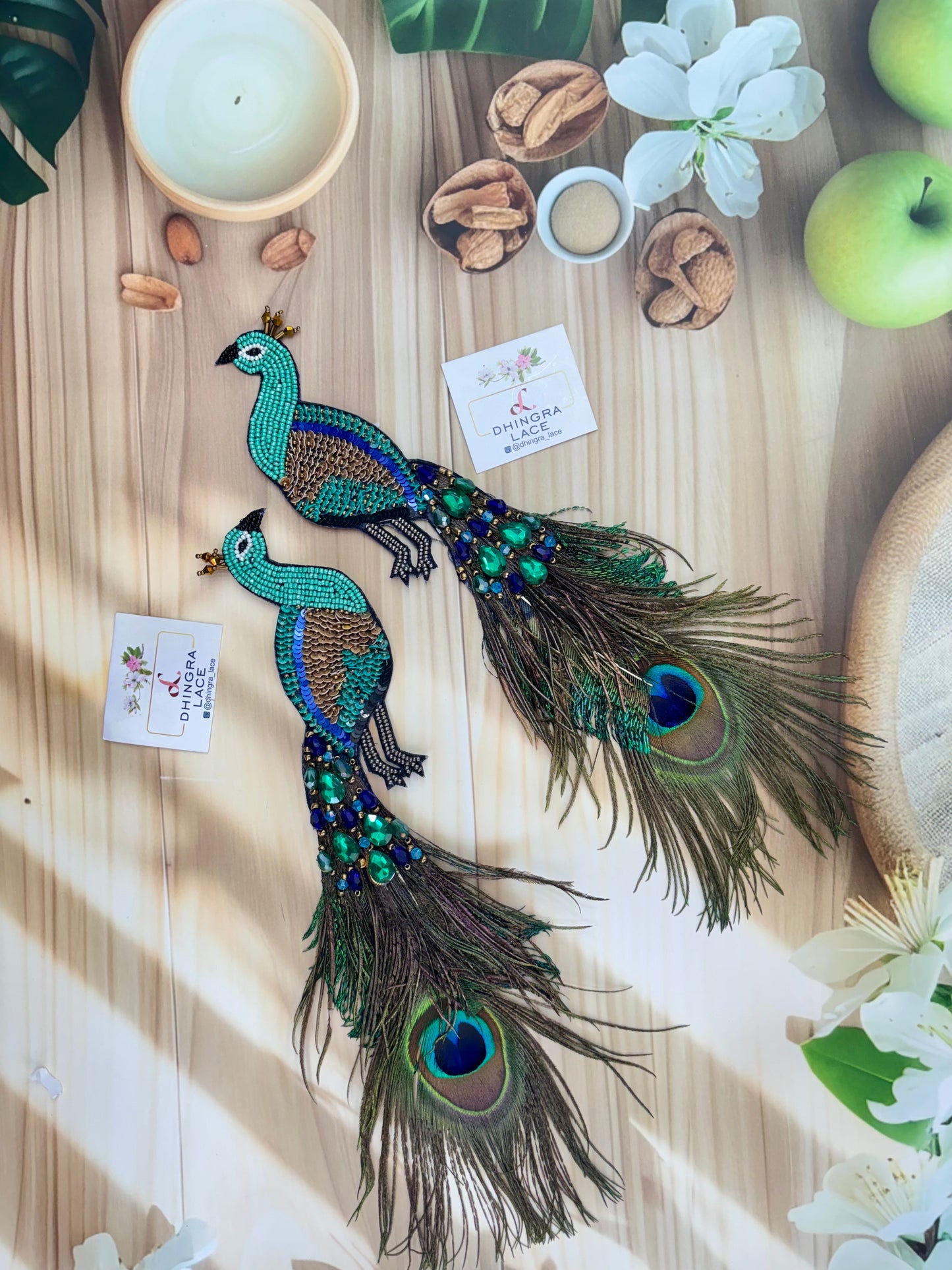 Beautiful Handwork Peacock Patch 1 Piece Left 131025