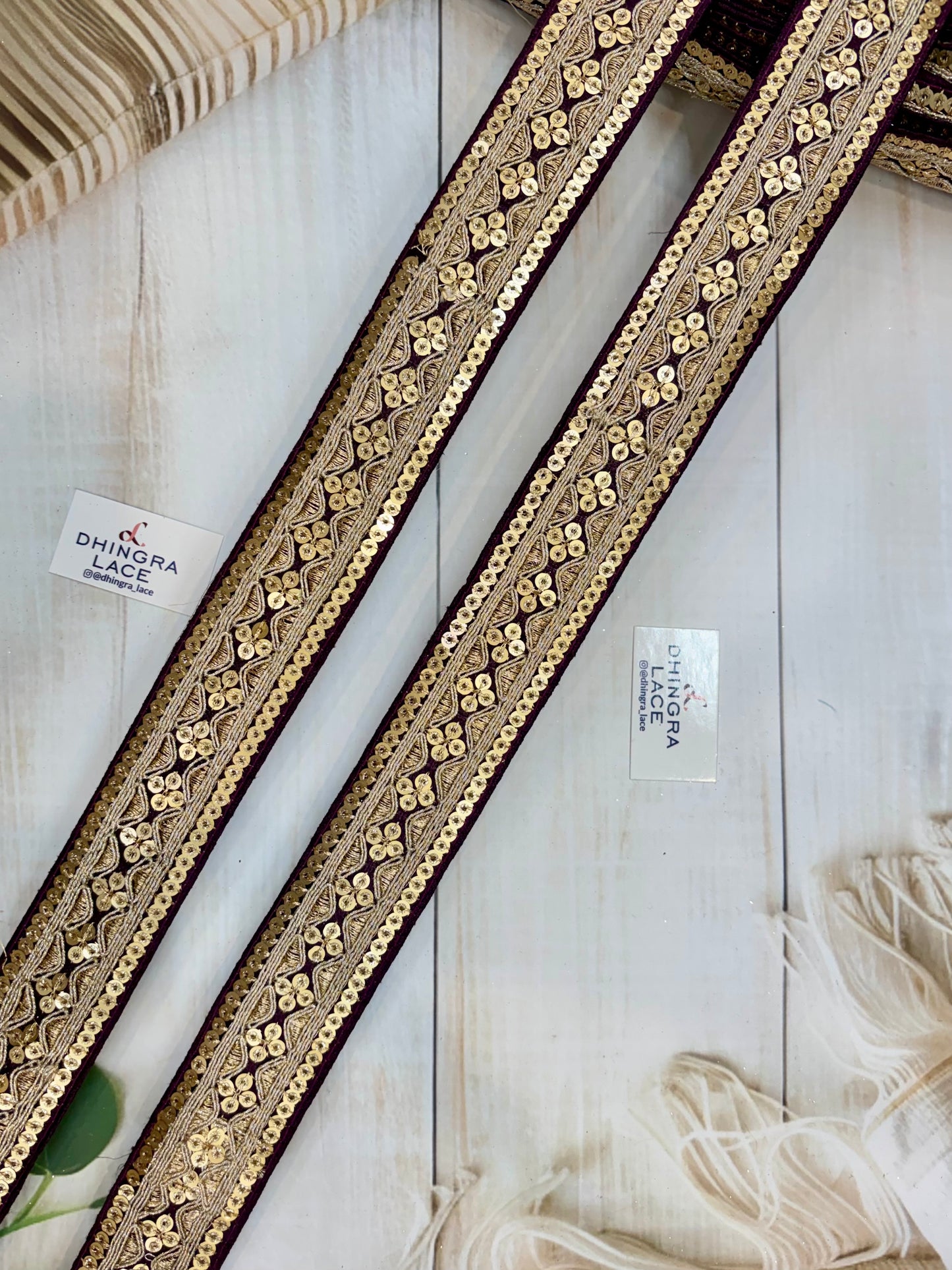 Beautiful Silk Based Zari Work Lace