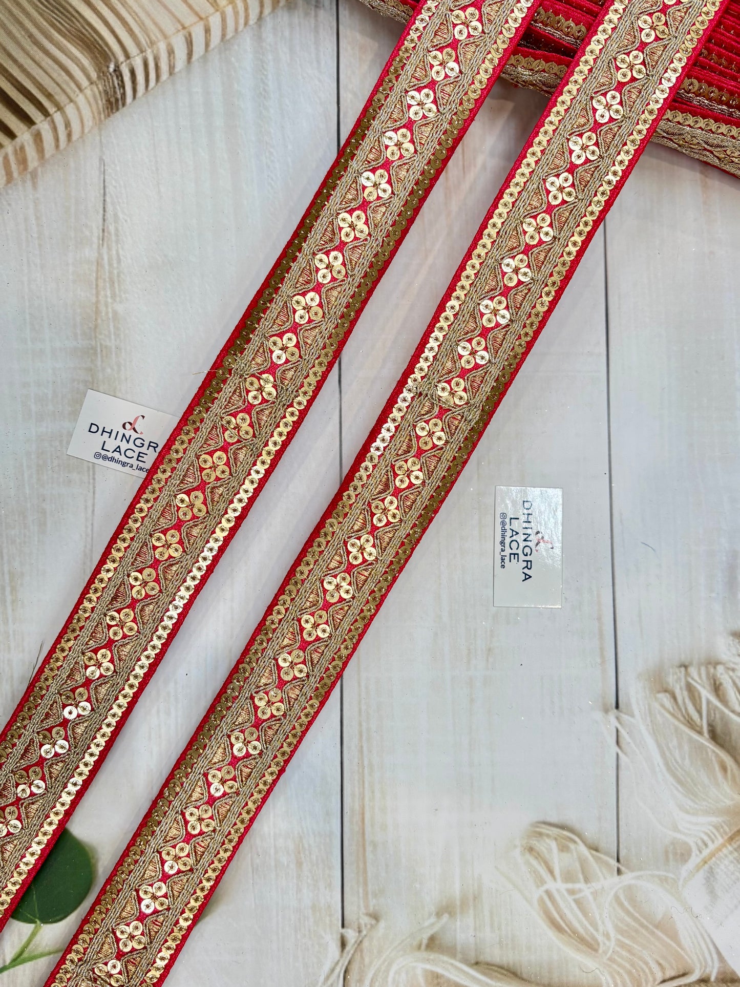 Beautiful Silk Based Zari Work Lace