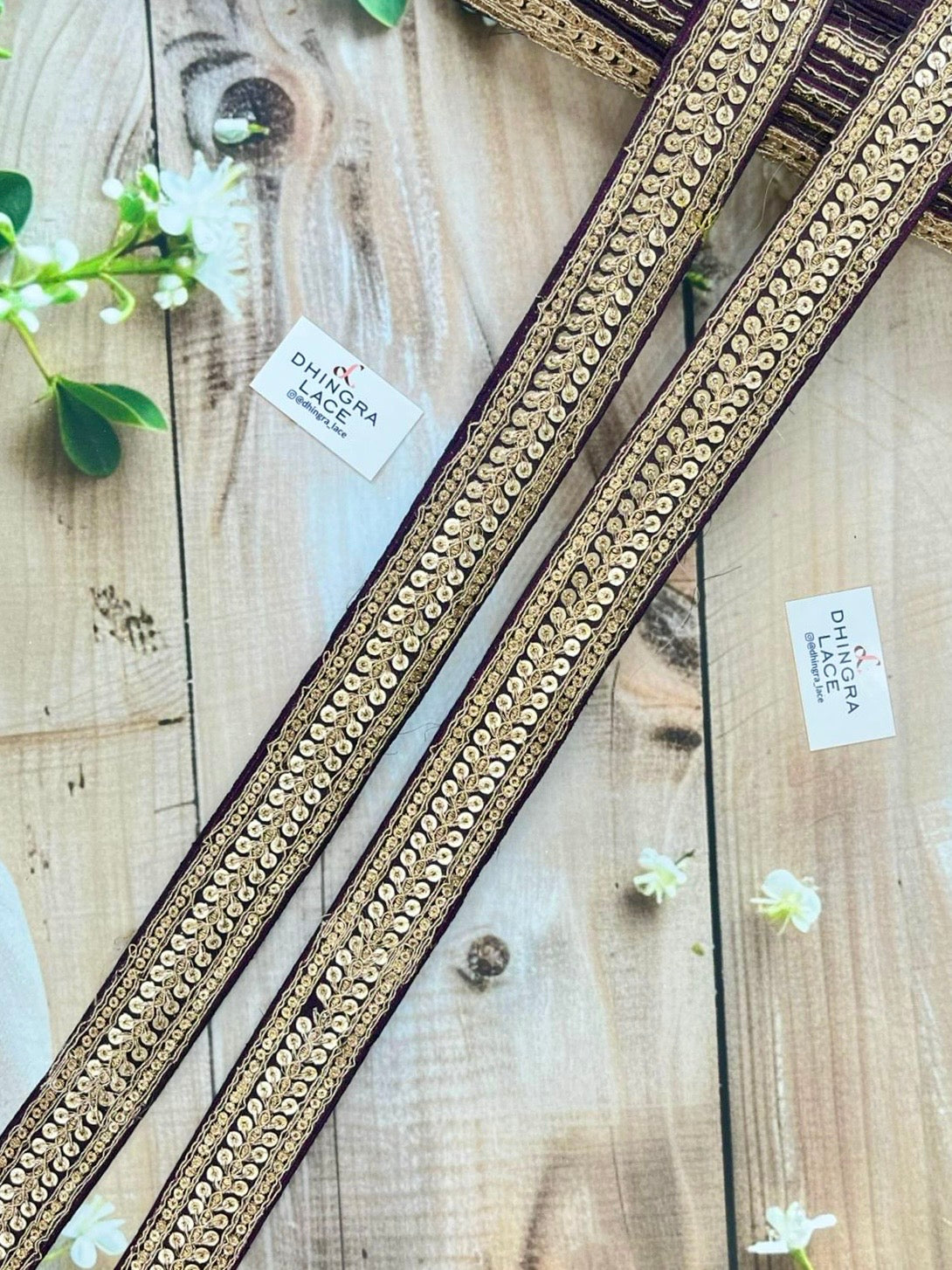 Beautiful Silk Based Zari Work Lace