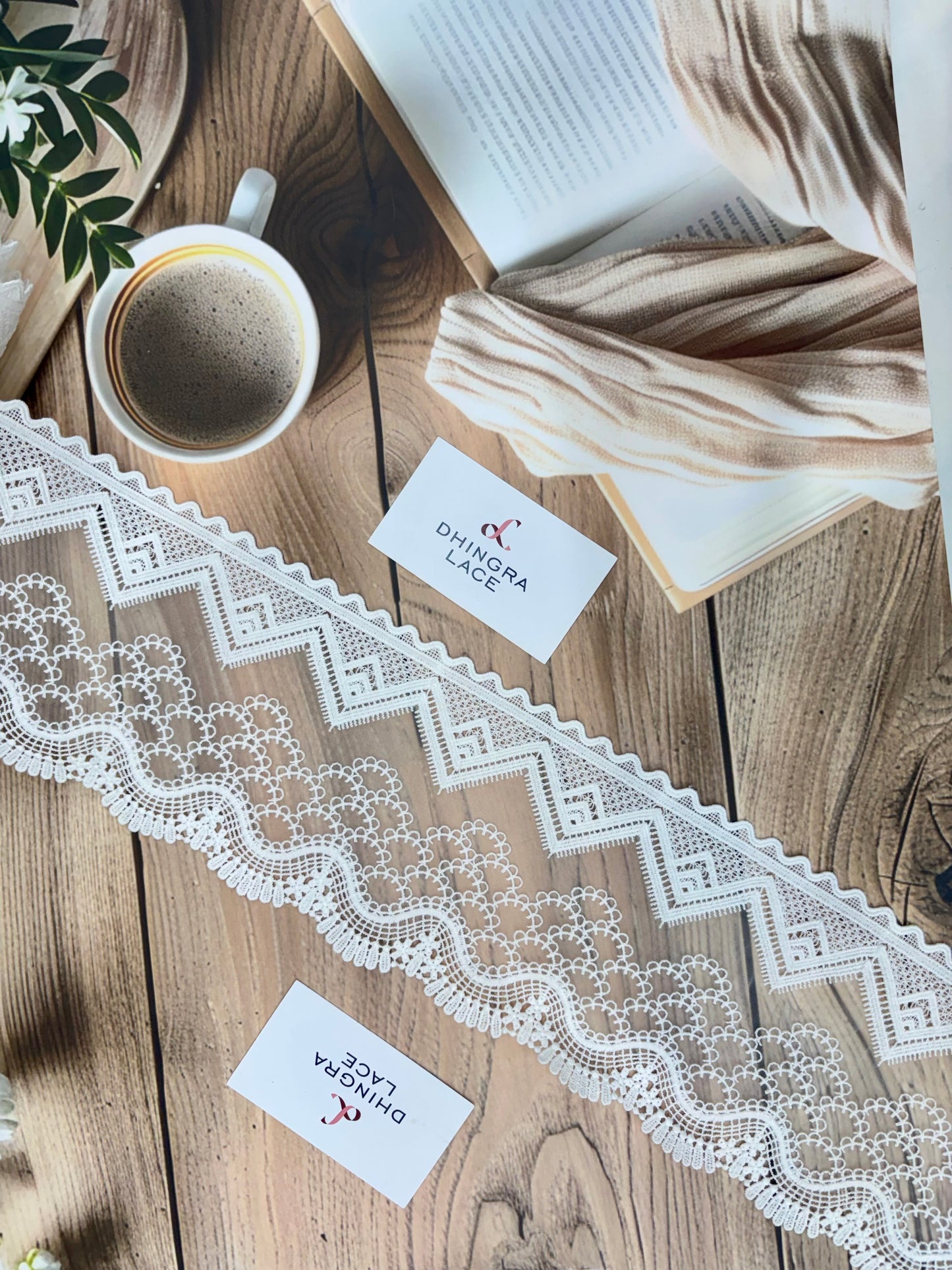 Beautiful Organza Lace White 140725