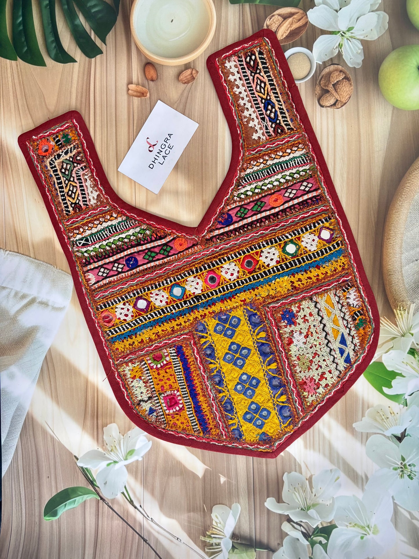 Beautiful Multicolour Boho Neck Patch 120725