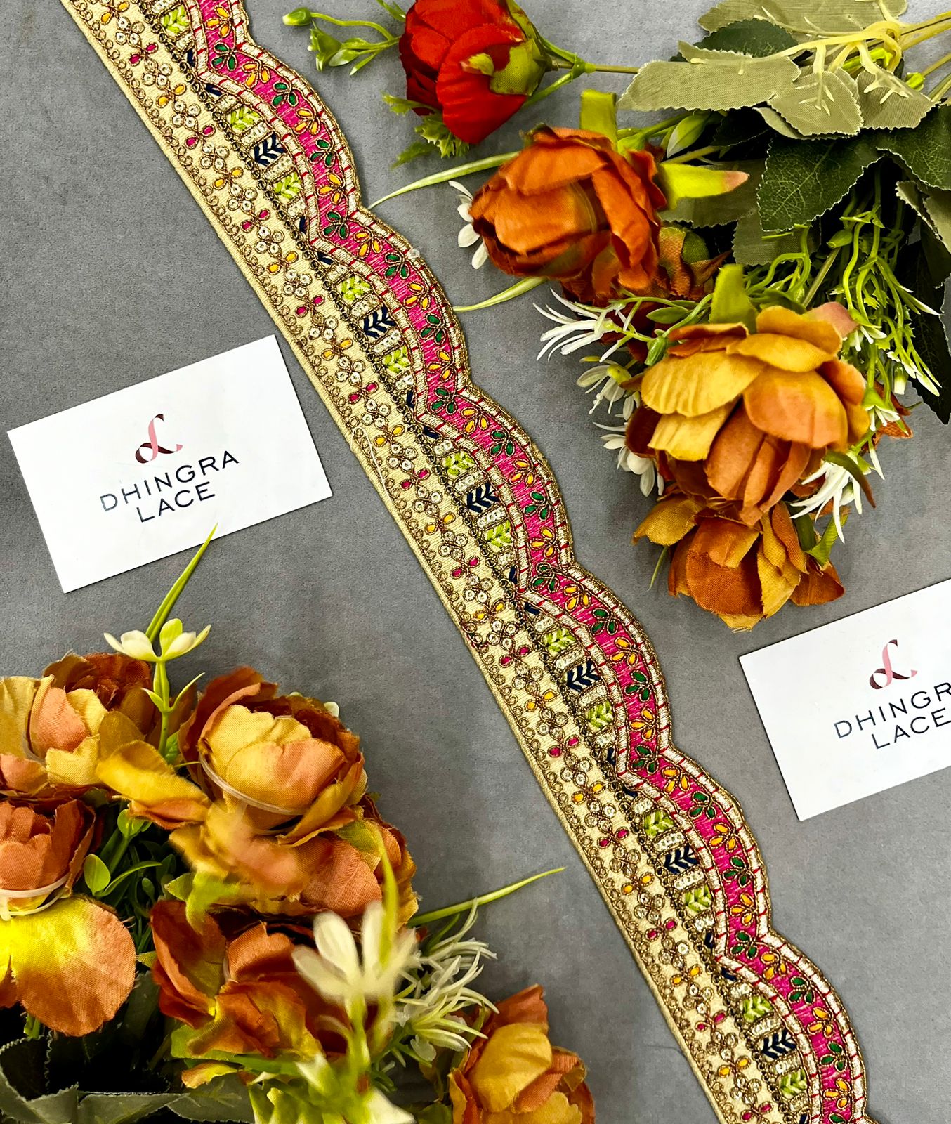 Beautiful Sabyasachi Multicolour Silk Based Border 030924