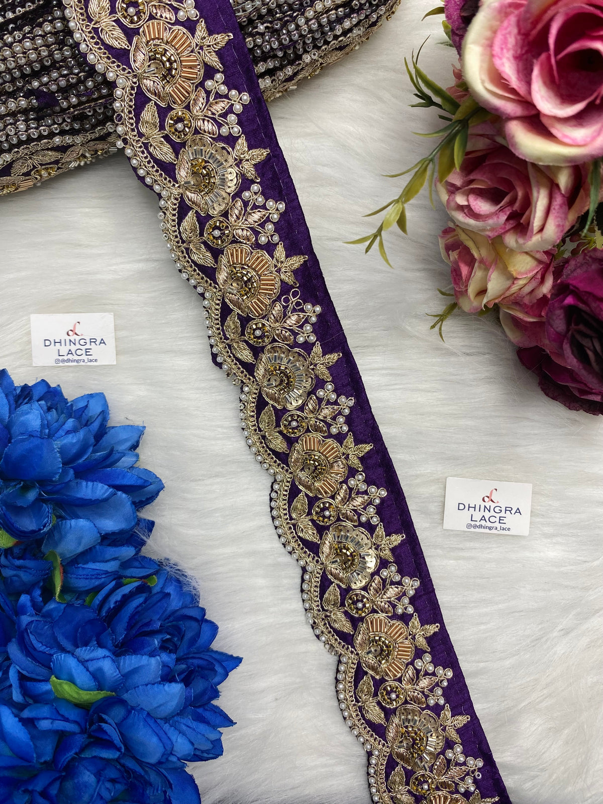 Zardozi Border Silk Based (9 Meters) 211026