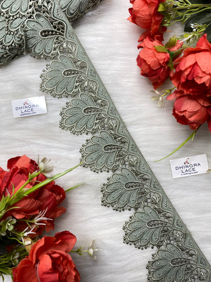 Beautiful Net Based Guipure Laces (1 Meter) 010726