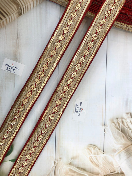 Beautiful Silk Based Zari Work Lace