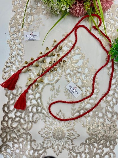 Beautiful Ghungru & Shells Work Dori 010926
