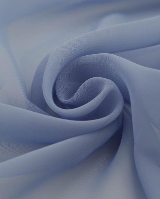 Super Fine Quality Georgette Fabric For Saree Salwar Kameez Gown & Dress, Width 44 Inches Gray