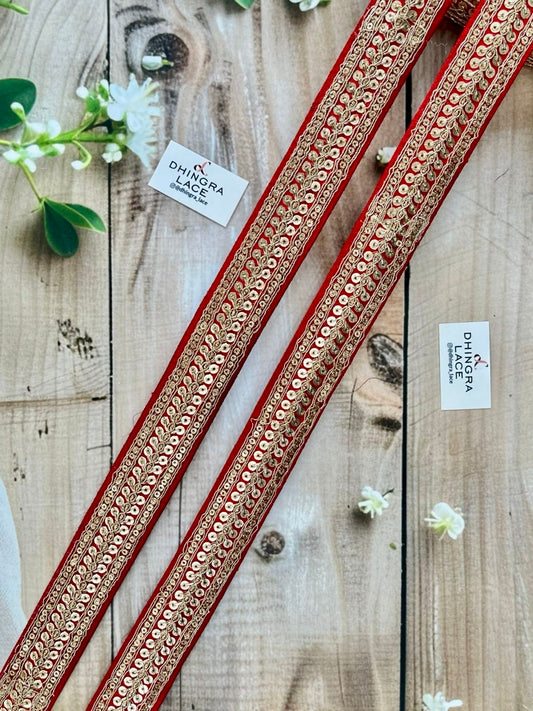 Beautiful Silk Based Zari Work Lace