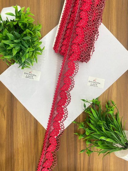 Beautiful Net Based Zari Work Guipure Lace (1 Meter) 090626