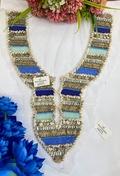 Beautiful Net Based Handwork Boho Neck Patches (1 Piece) 020726