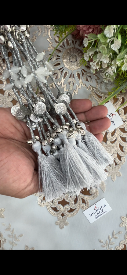 Beautiful Tassel Hanging Ghungru & Coin Work (12 pices) 230826