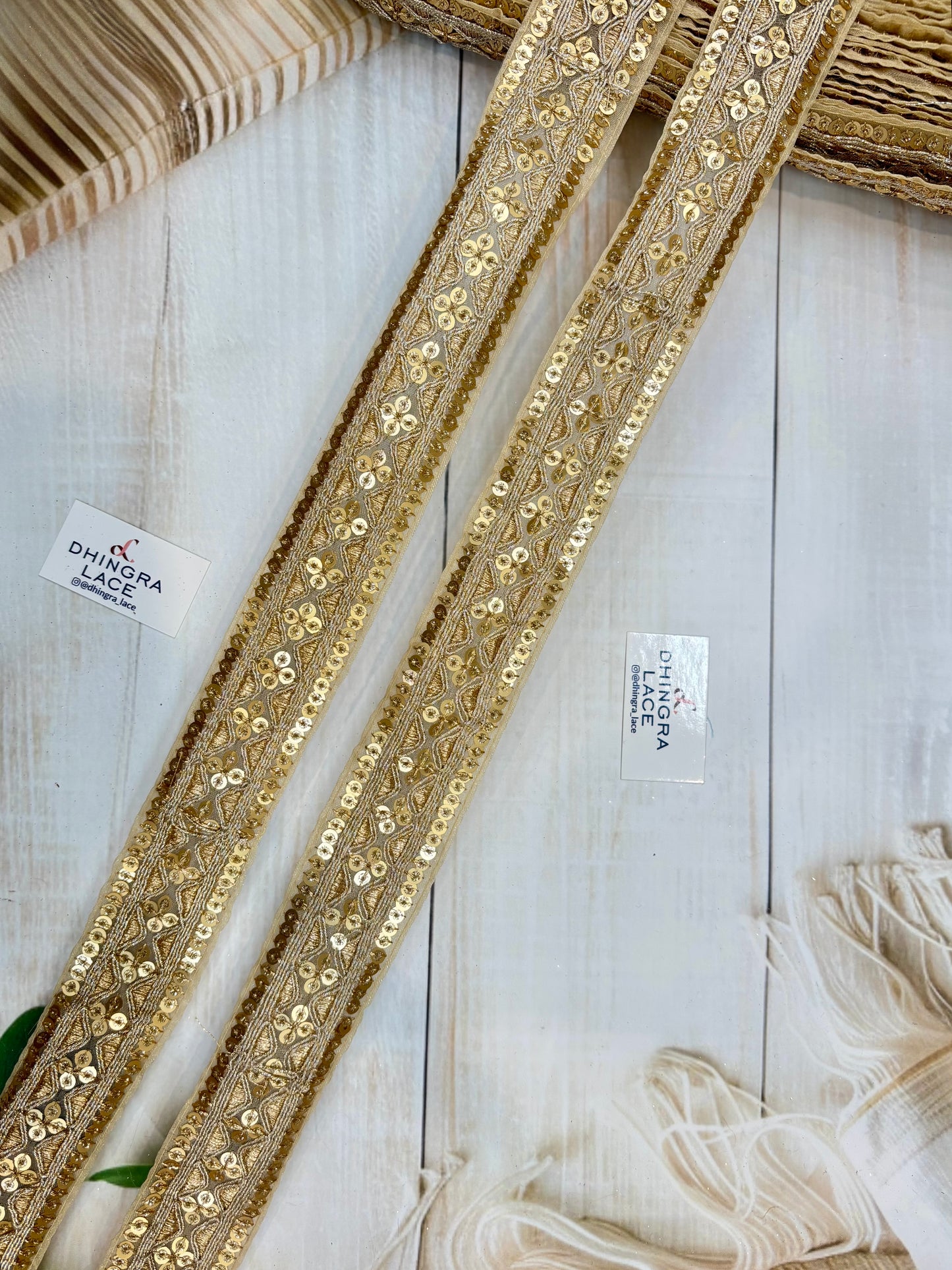 Beautiful Silk Based Zari Work Lace