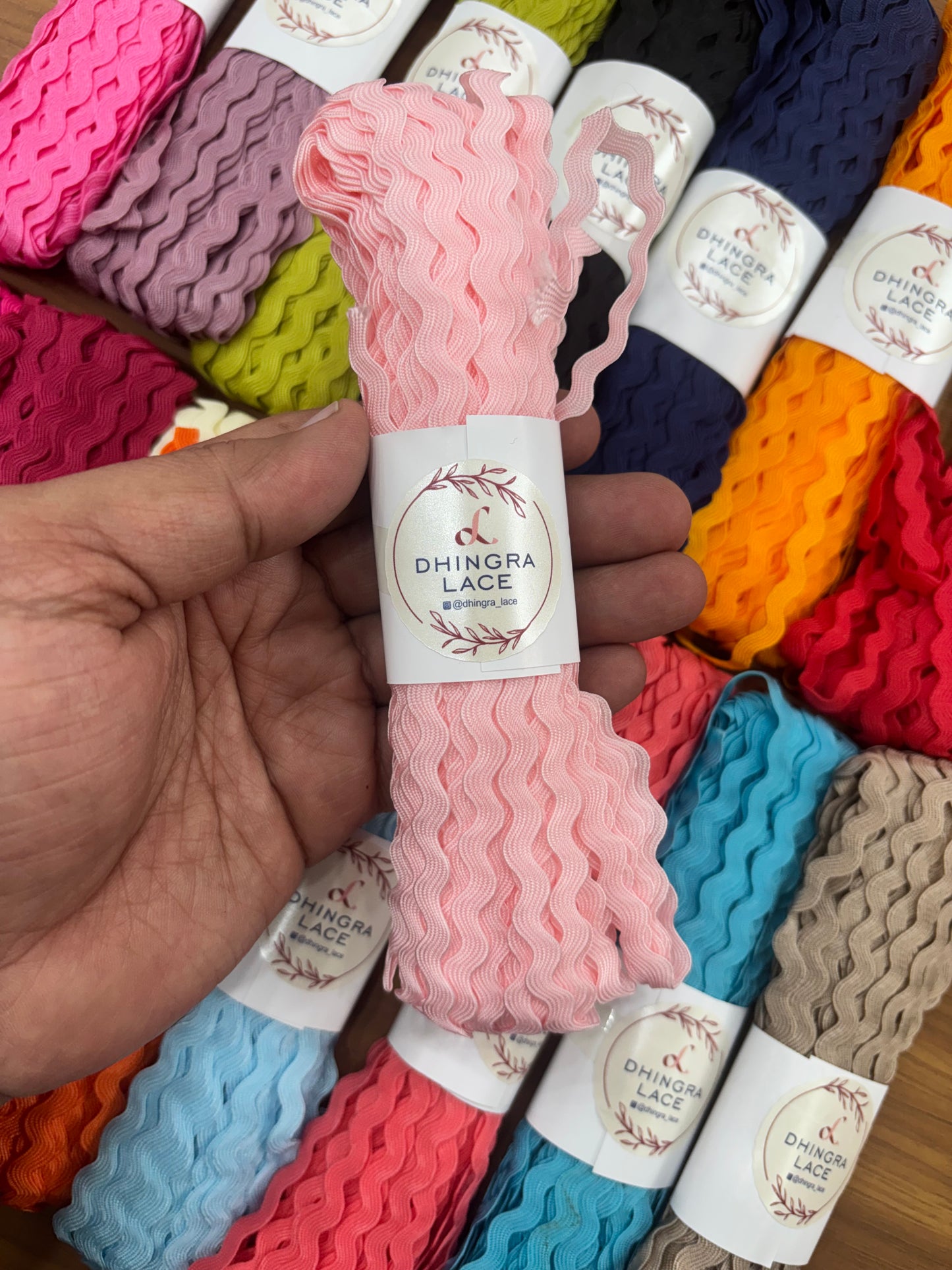 Beautiful Zigzag Ricrac Lace For Baby Dresses  DIY Craft 25 Yards (22 Meters) 200226/160726