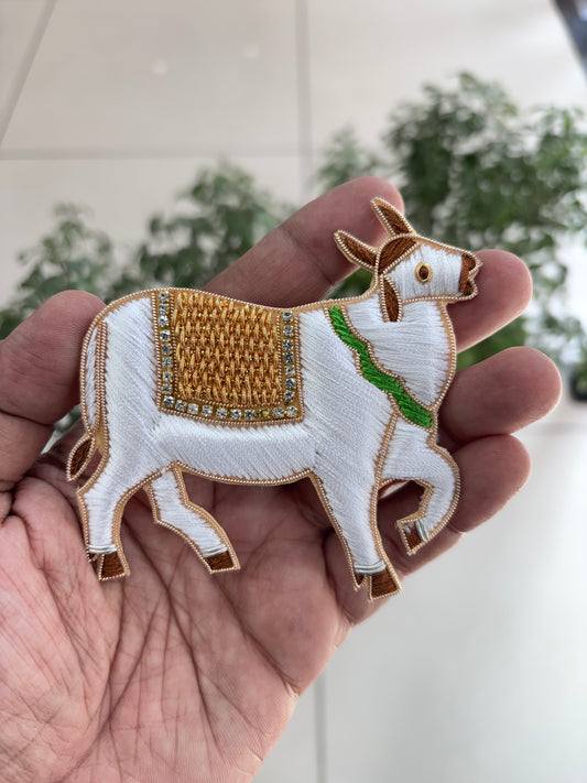 Beautiful Handwork Cow Patch 071125