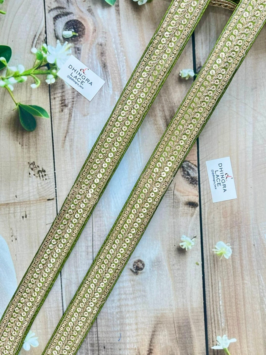 Beautiful Silk Based Zari Work Lace