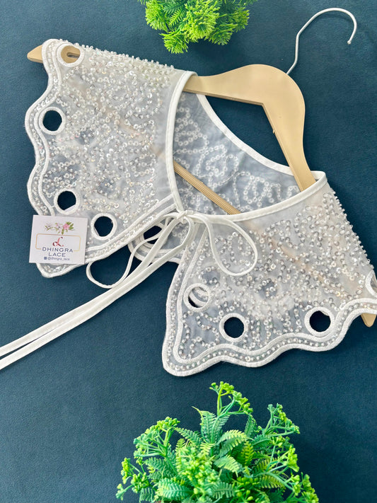 Beautiful Organza Based Cutdana Work Cape 290925