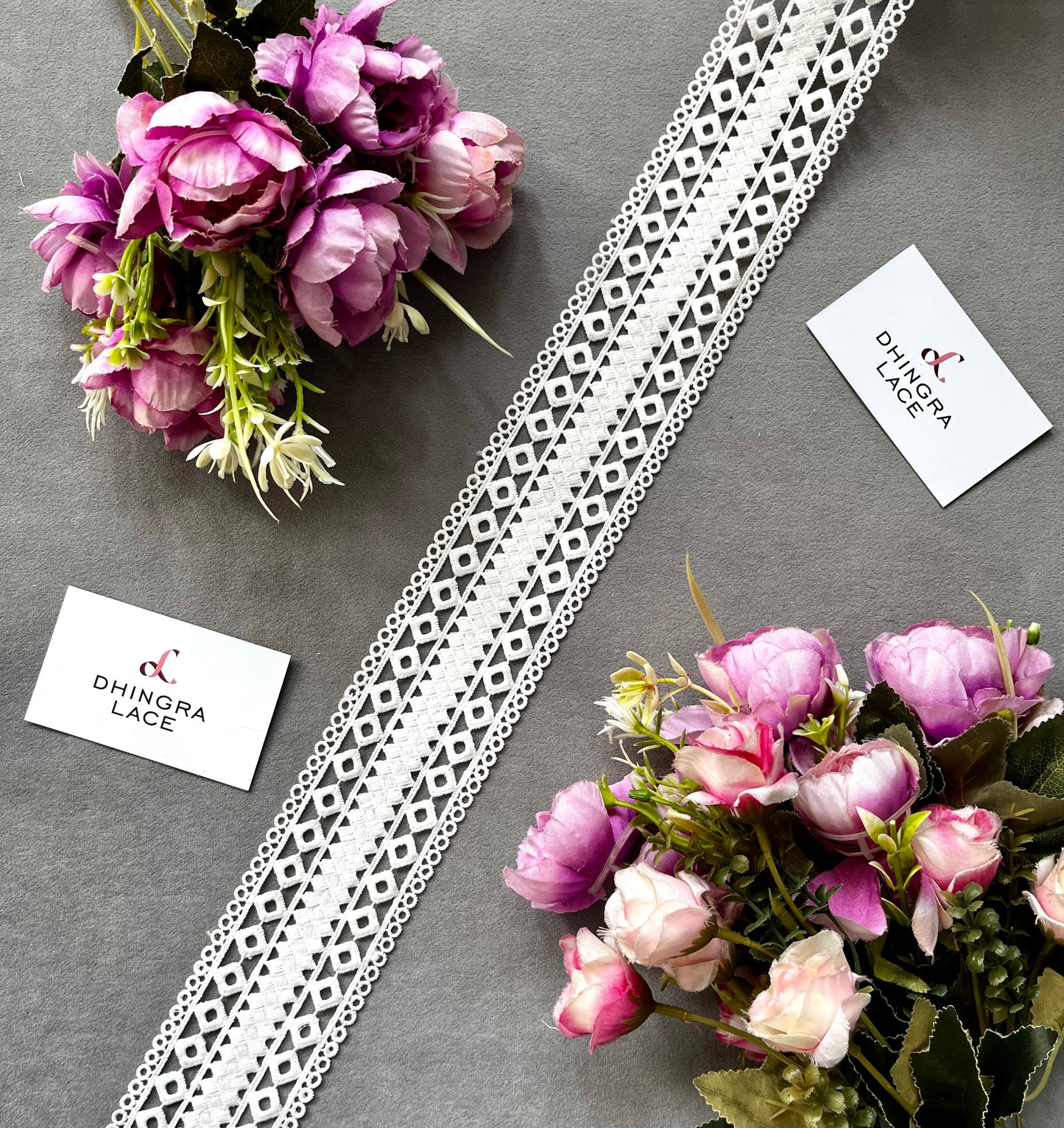 Beautiful White Cotton Insertion Lace 060824