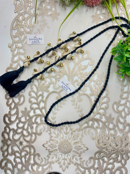 Beautiful Ghungru & Shells Work Dori 010926