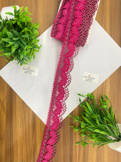 Beautiful Net Based Zari Work Guipure Lace (1 Meter) 090626