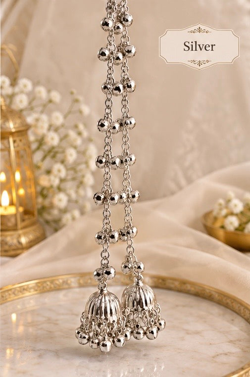 Beautiful Ghungru Work Hangings (1 Pair) 090926