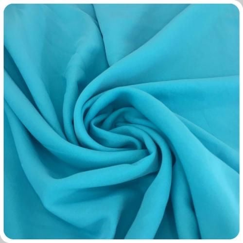 Super Fine Quality Georgette Fabric For Saree Salwar Kameez Gown & Dress, Width 44 Inches Firozi