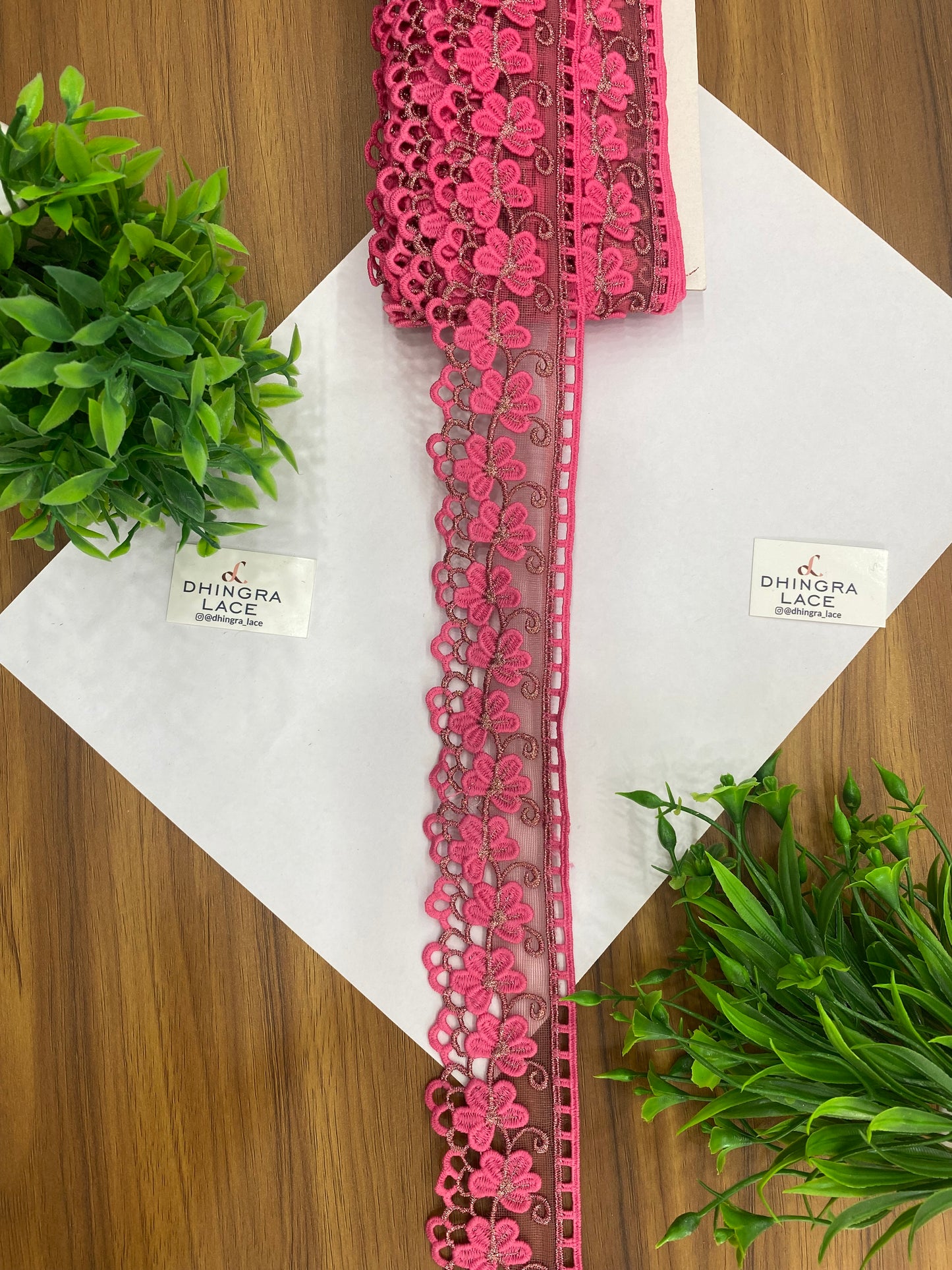 Beautiful Net Based Zari Work Guipure Lace (1 Meter) 090626