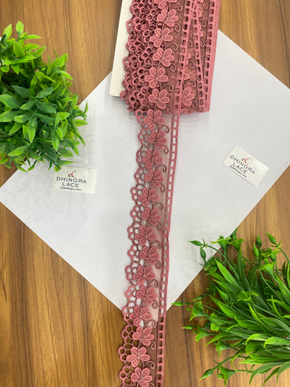 Beautiful Net Based Zari Work Guipure Lace (1 Meter) 090626