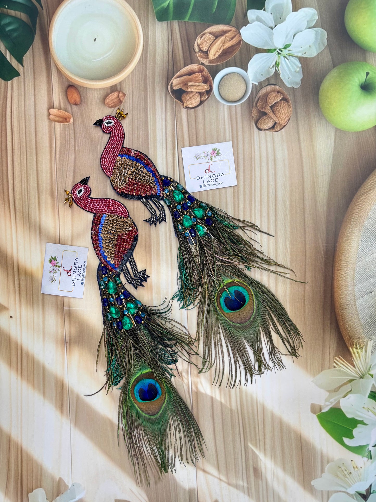 Beautiful Handwork Peacock Patch 1 Piece Left 131025