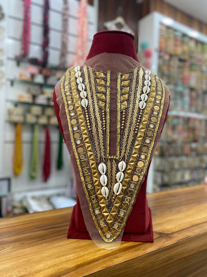 Beautiful Net Based Shells Work Neck L 18 W 11 251225