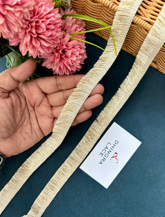 Beautiful Dyeable Kiran Lace Gold 300825