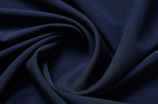 Super Fine Quality Georgette Fabric For Saree Salwar Kameez Gown & Dress, Width 44 Inches Dark Blue