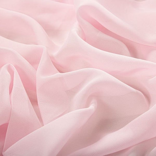 Super Fine Quality Georgette Fabric For Saree Salwar Kameez Gown & Dress, Width 44 Inches Baby Pink Dl176