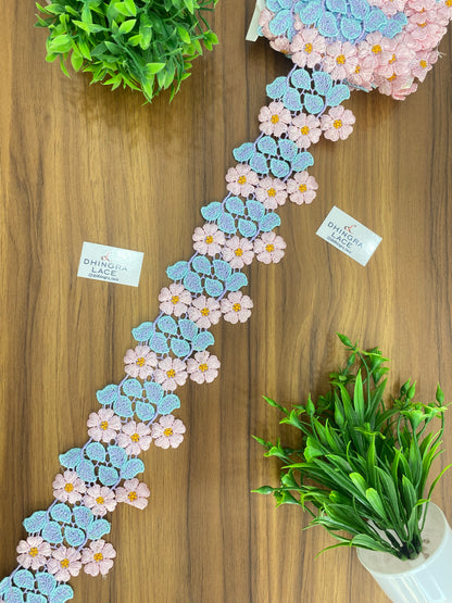 Beautiful Guipure Flower Lace (1 Meter) 080626