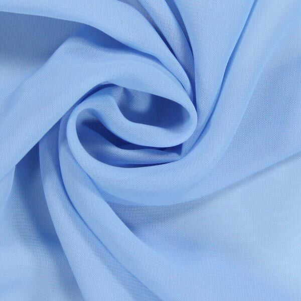 Super Fine Quality Georgette Fabric For Saree Salwar Kameez Gown & Dress, Width 44 Inches Sky Blue Dl197