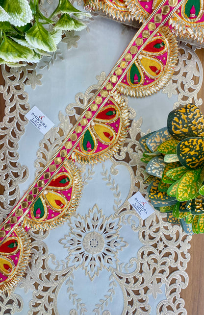 Beautiful 3 Inches Broad Gota Patti  Border (1 Meter) 310826