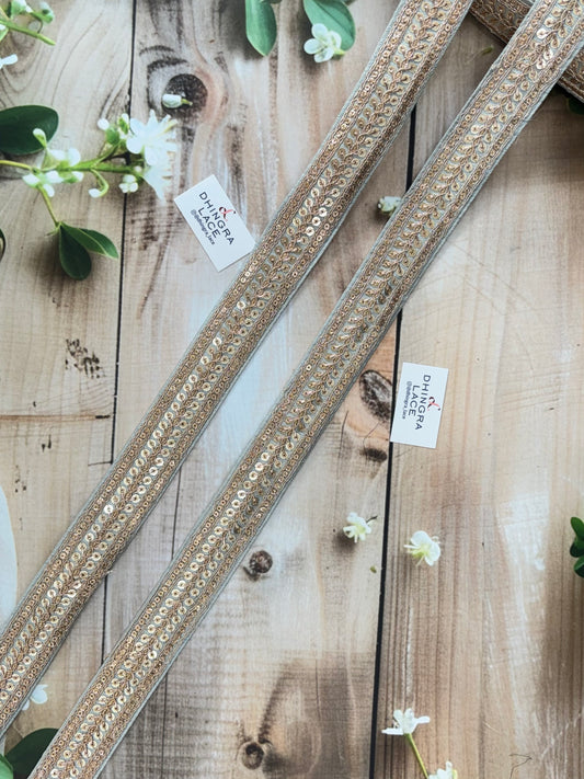 Beautiful Silk Based Zari Work Lace