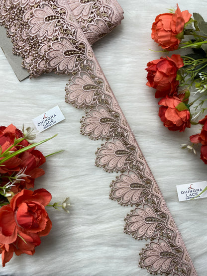 Beautiful Net Based Guipure Laces (1 Meter) 010726