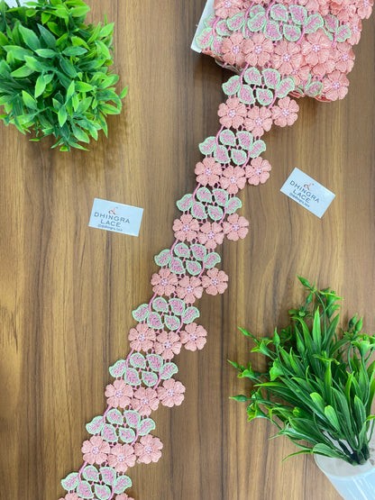 Beautiful Guipure Flower Lace (1 Meter) 080626