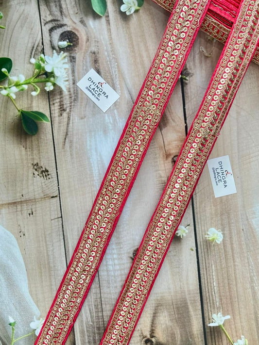 Beautiful Silk Based Zari Work Lace