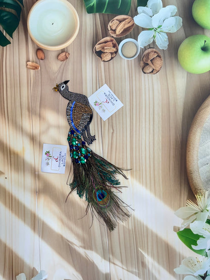 Beautiful Handwork Peacock Patch 1 Piece Left 131025