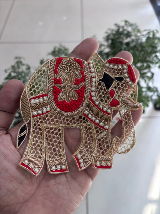 Beautiful Handwork Elephant Patch 071125