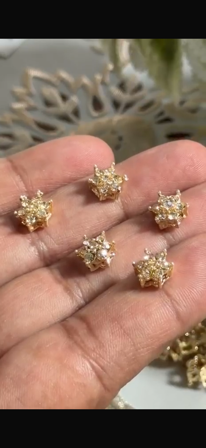 Beautiful Zarkan Work Buttons (6 Piece) 200826